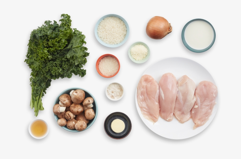 Chicken & Rice Casserole With Kale & Cremini Mushrooms - Casserole, transparent png