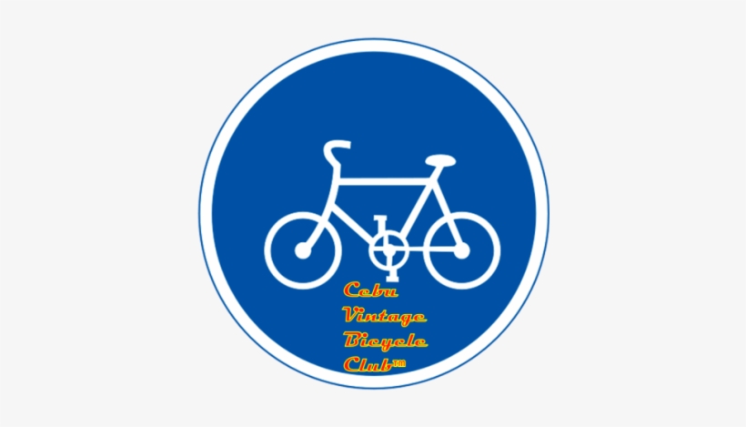 Cebu Vintage Bicycle Club - 自転車 専用 道路 標識, transparent png