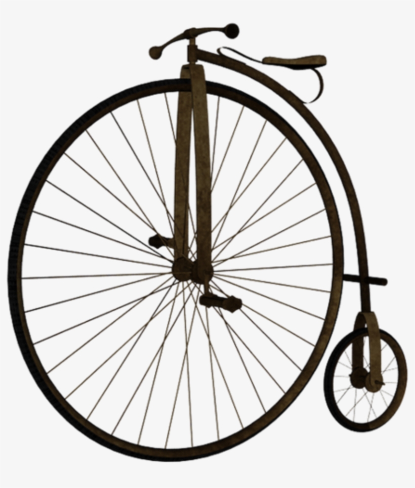 Old Retro Rusty Vintage Bicycle Steampunkfreetoedit - Bike Wheel, transparent png