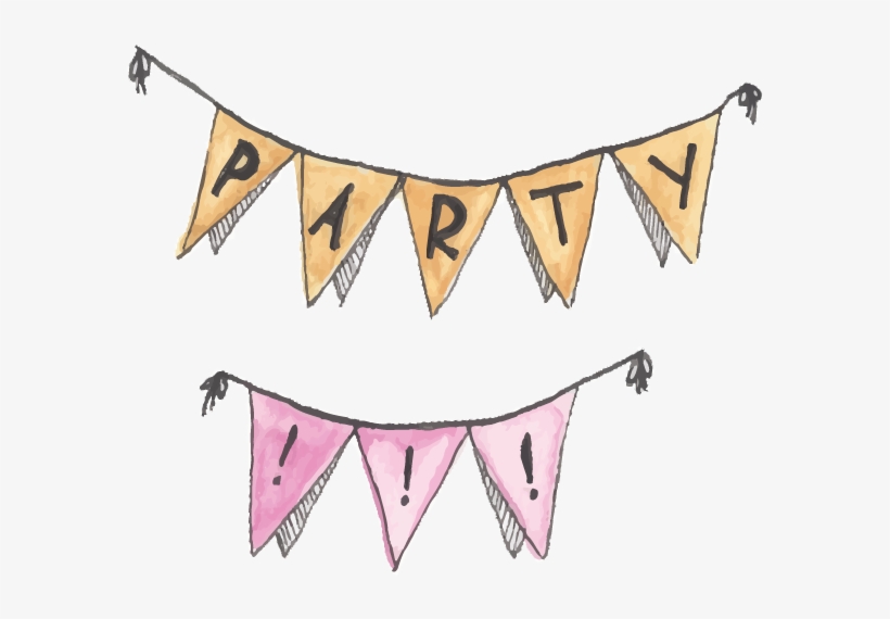 Streamer Download Png Image - Party Illustration Png, transparent png