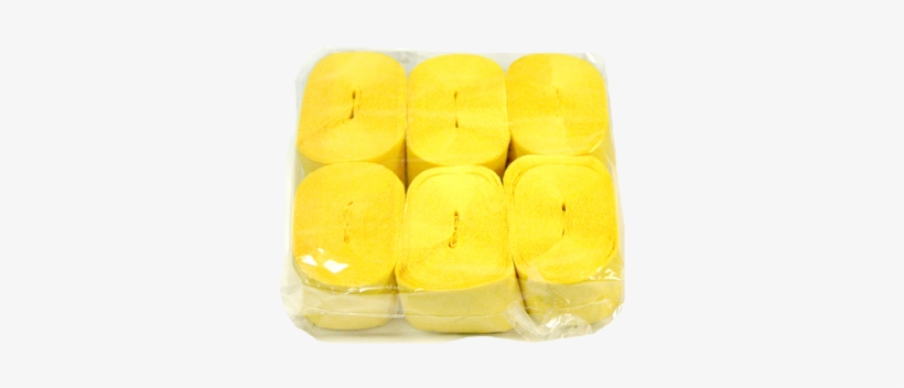 Crepe Streamer, 35mmx13m, Yellow, 6pk - Crêpe Paper, transparent png