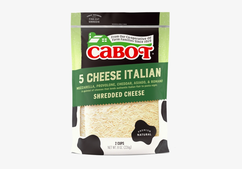 Conveniently Pre-shredded And Perfect For Casseroles, - Shredded Vermont Cheddar, transparent png