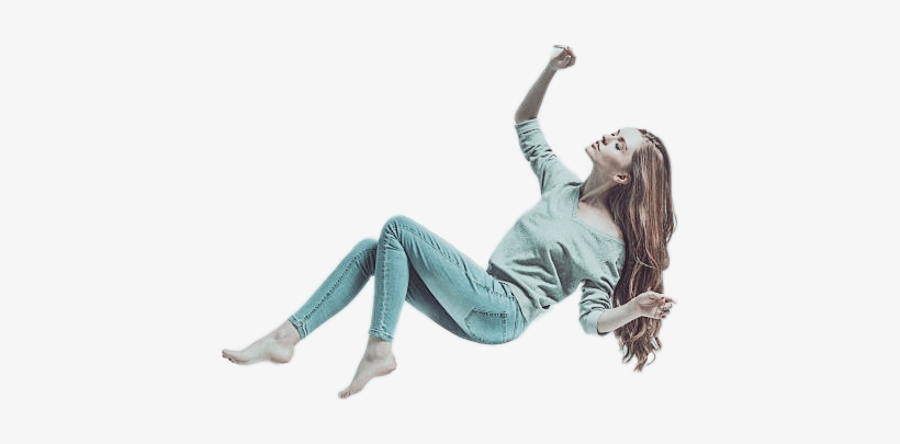 Report Abuse - Girl Floating Png, transparent png