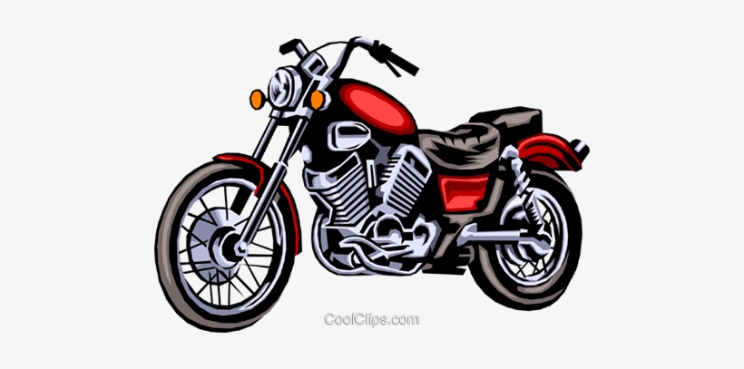Motorcycle Royalty Free Vector Clip Art Illustration - Motor Bike Images Clip Art, transparent png