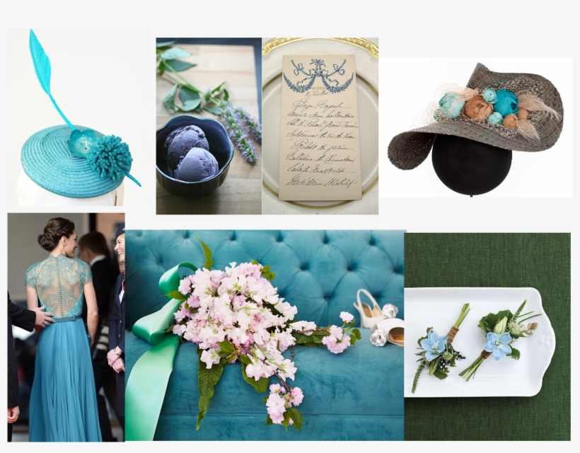 Janetandschulz Tocados Azul Boda Novia Invitadas Juanaiyo - Sweet Pea, transparent png