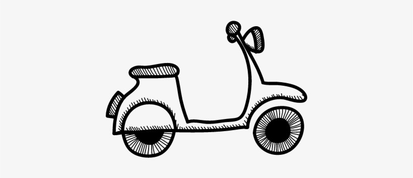 Motorcycle Vector - Means Of Transport Png, transparent png