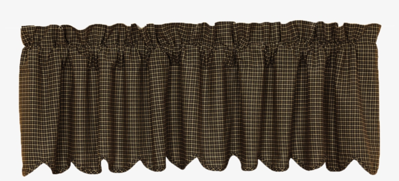 Vhc Brands Kettle Grove Plaid Valance Scalloped Lined - Victorian Heart Kettle Grove Scalloped Valance, transparent png
