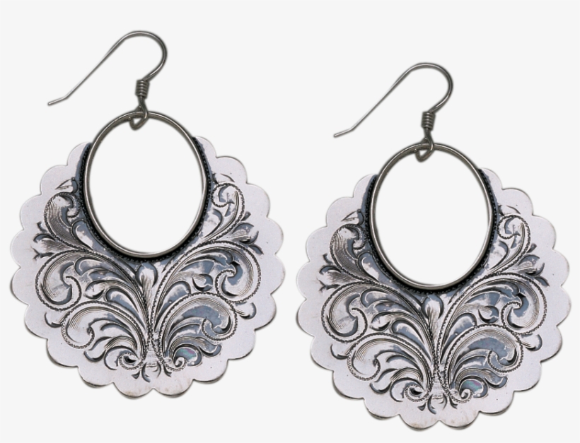 The Vogt Icon Collection Tagged "the Black Canyon Collection - Vogt Large Scalloped Sterling Silver Discs, transparent png