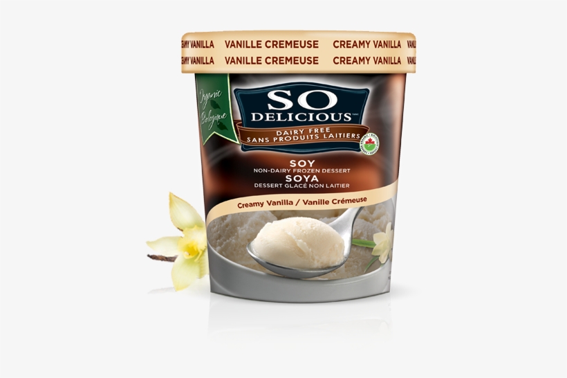 Creamy Vanilla - So Delicious Dairy Free Almond Milk Frozen Dessert,, transparent png