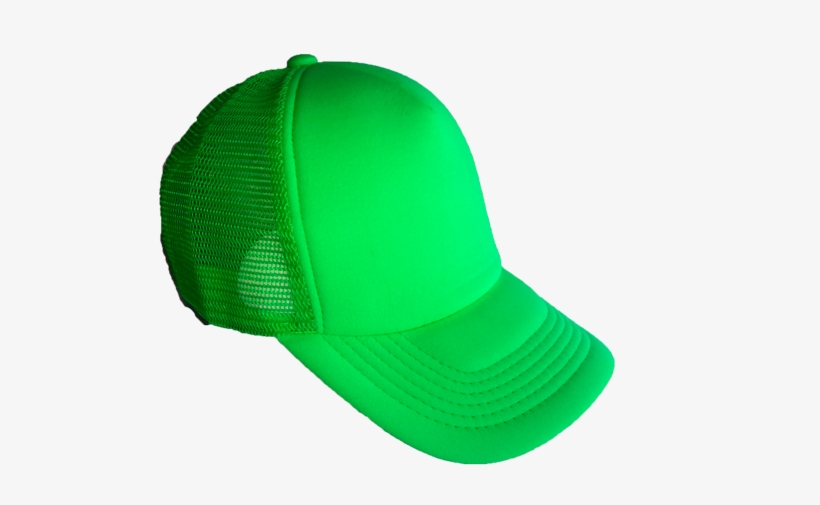 Trucker Verde Limon - Gorra Trucker Verde Lisa, transparent png