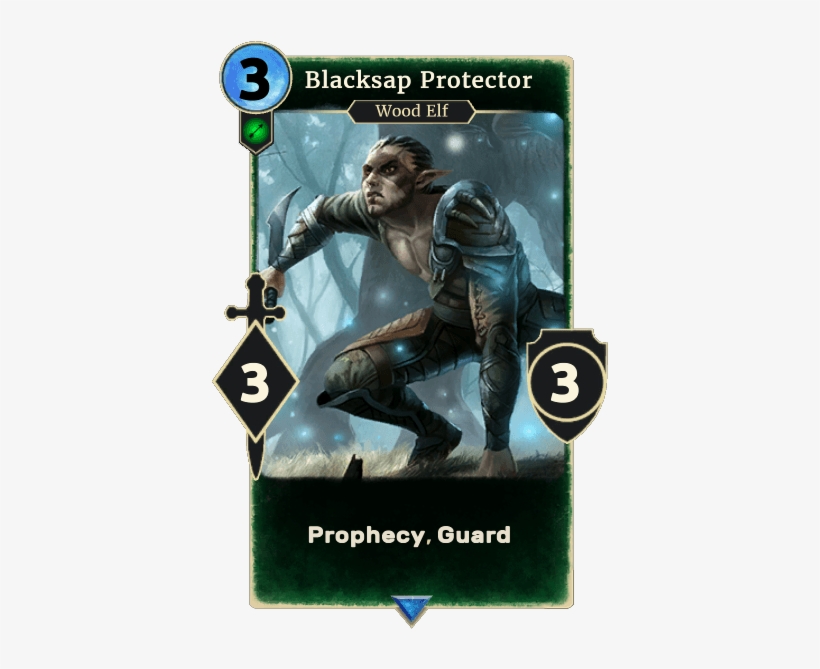 Blacksap Protector - Elder Scrolls Legends Dragonborn, transparent png