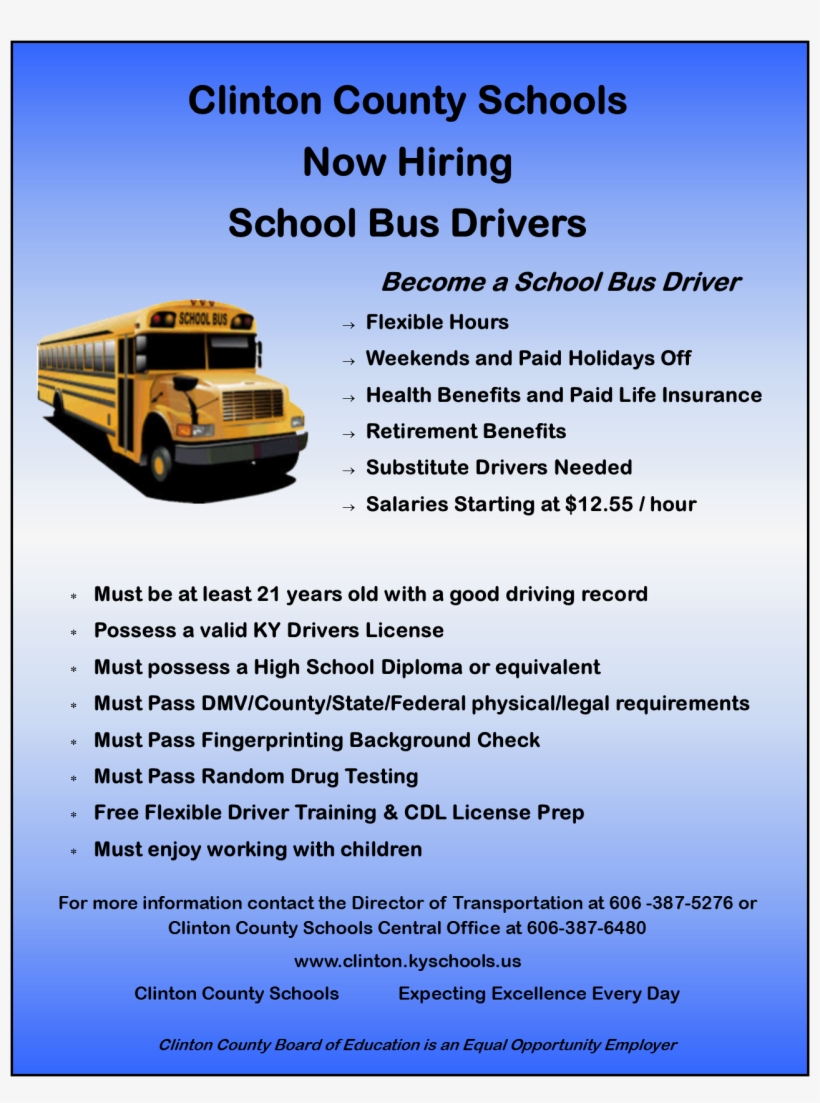 Become A School Bus Driver - Bus Vector, transparent png