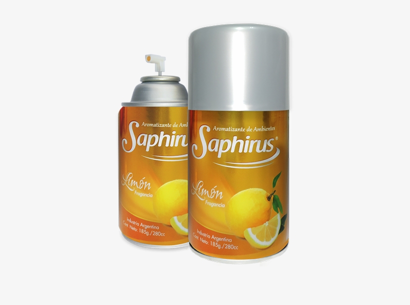 Fragancia Cítrica Verde - Aerosol Saphirus Limon, transparent png