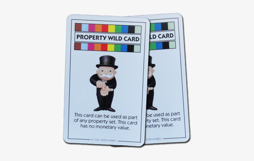 Multicolor Wildcard Card - Funskool - Monopoly Deal Card Game, transparent png