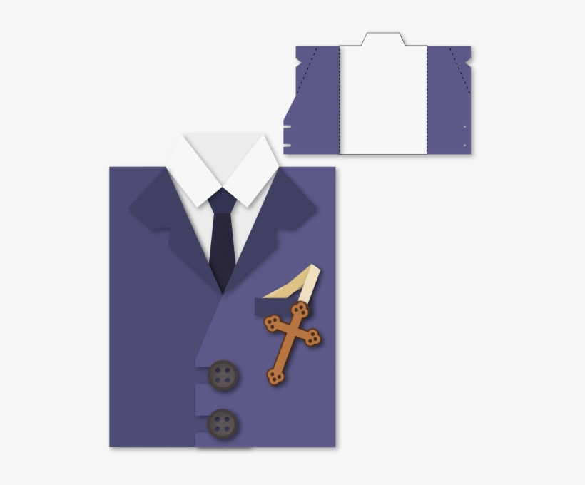 First Communion Boys Suit Card - Eucharist, transparent png