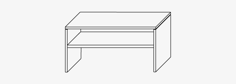 Hutch With Shelf And Top, transparent png