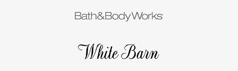 Bath & Body Works - Bath And Body Works White Barn Logo, transparent png