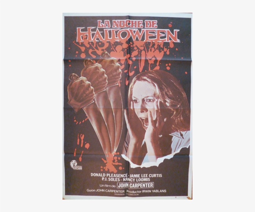 Buy Halloween Original Movie Poster - Halloween, Jamie Lee Curtis, 1978, transparent png