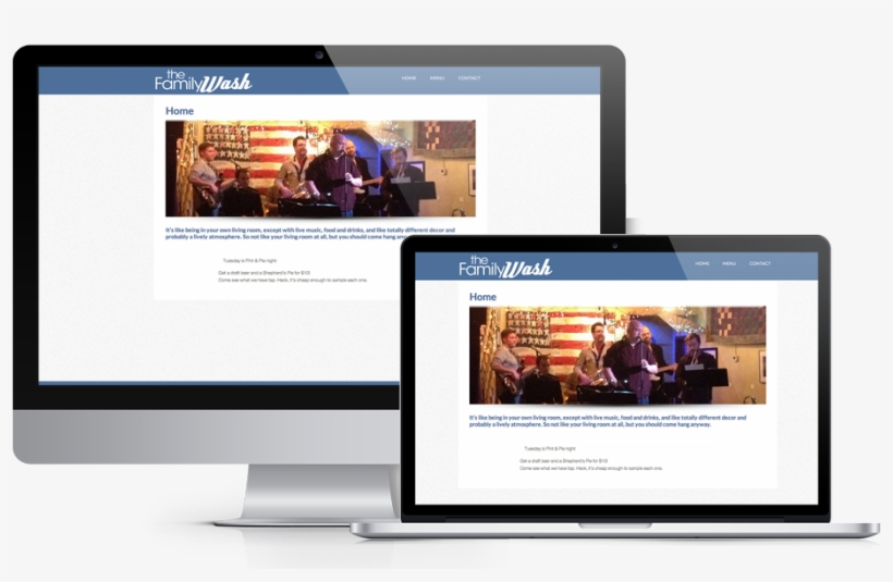 Family Wash Computer Mockup - Computer Mockup, transparent png