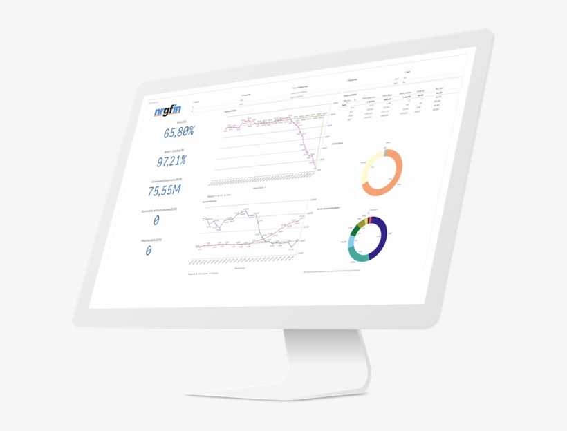 Computer Screen With Analytics - Otobüs Bilet Satış Otomasyonu, transparent png