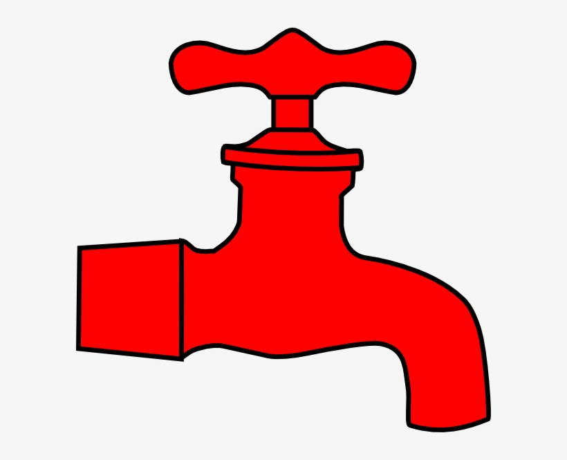 Sun Faucet Clip Art At Clker - Hot Water Clip Art, transparent png
