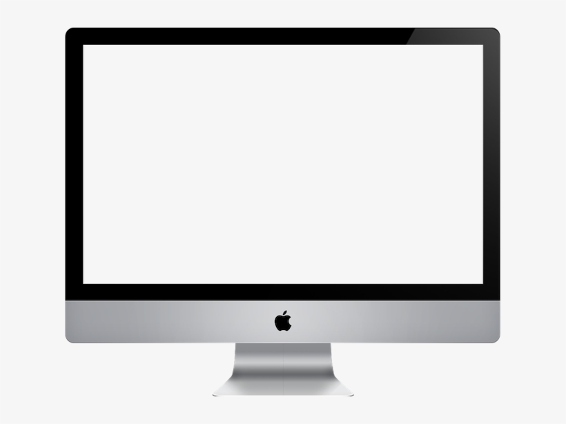 Mac Computer Mockup Png - Computador Mac Em Png, transparent png