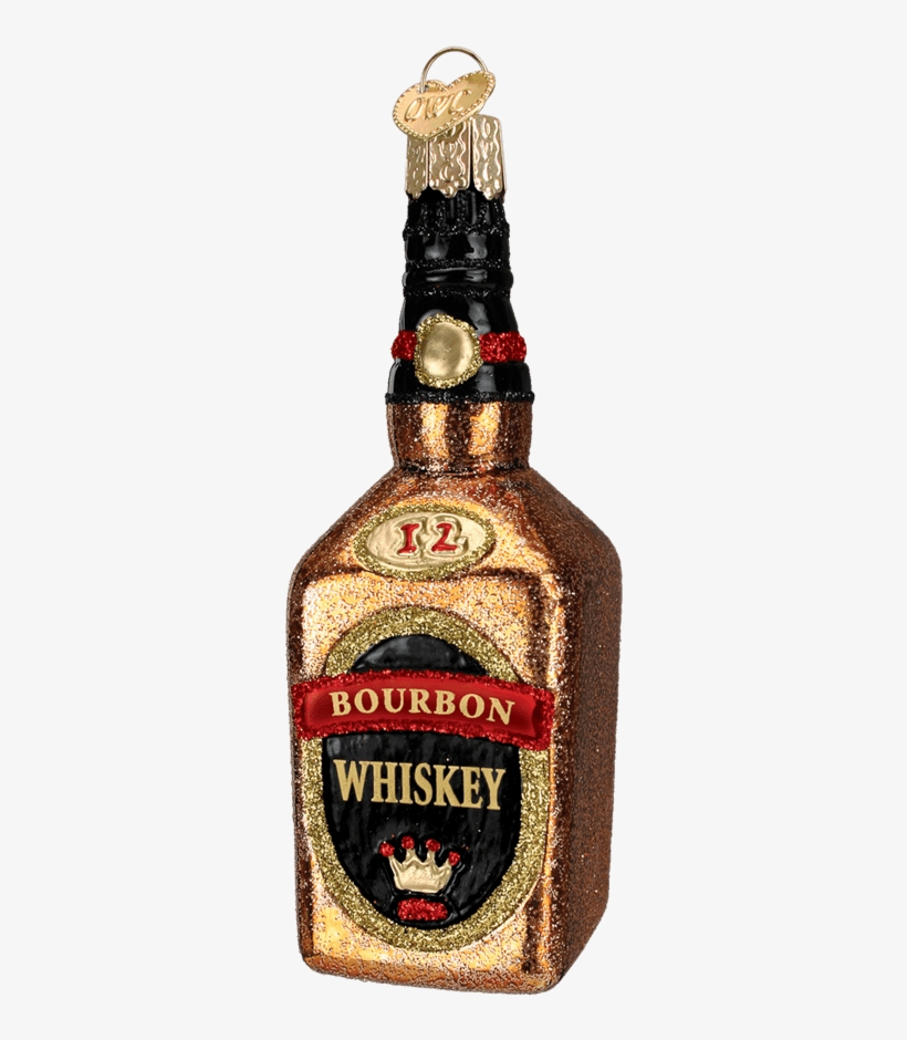 Limited Edition *set Of 2* Glass Whiskey Bottle Ornaments - Ornament Whiskey, transparent png