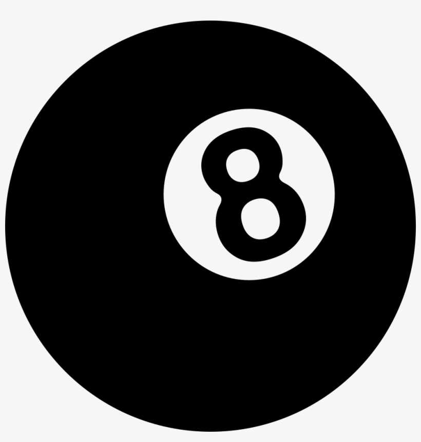 Big Eight Billiard Ball Comments - Classroom Icon In Circle, transparent png