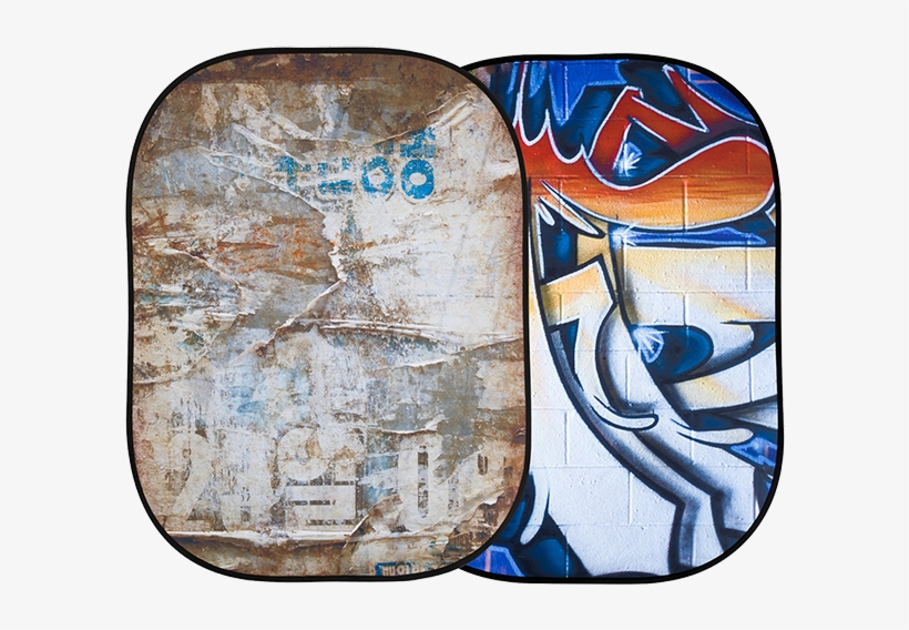 Lastolite Urban Collapsible - Lastolite Urban Collapsible 1.5 X 2.1m Distressed Paper/graffiti, transparent png