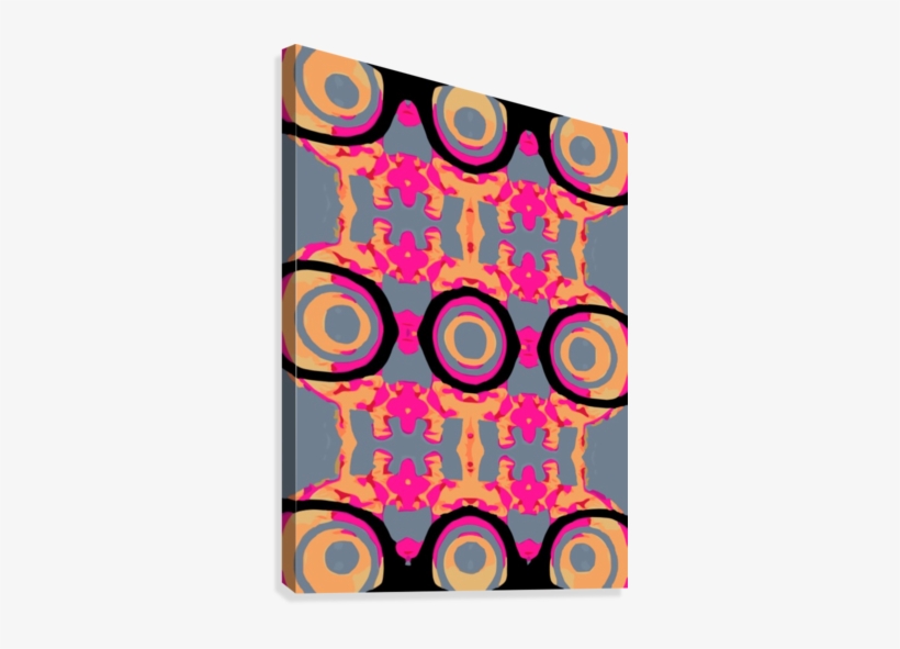 Psychedelic Graffiti Skull Head In Pink And Orange - Art, transparent png