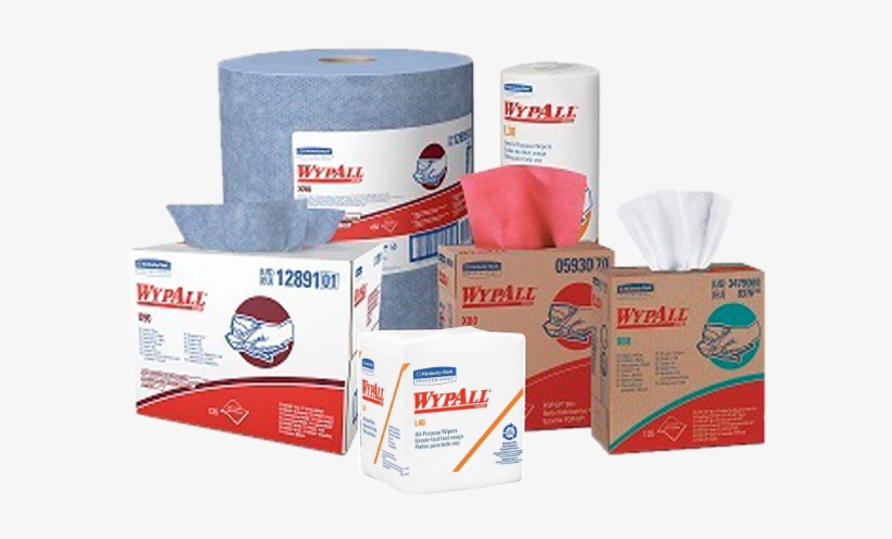 Kimberly Clark Disposable Wipers - Wypall L40 Cloth-like 1/4-fold Wipers, 12 1/2 X 12,, transparent png