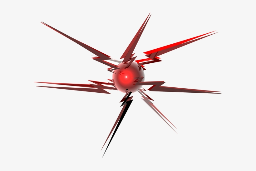Energia Roja - Bola De Energia Roja Png, transparent png