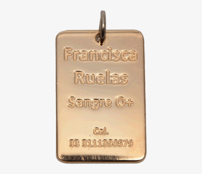 Dije Metálico Con Chapa De Oro - Locket, transparent png