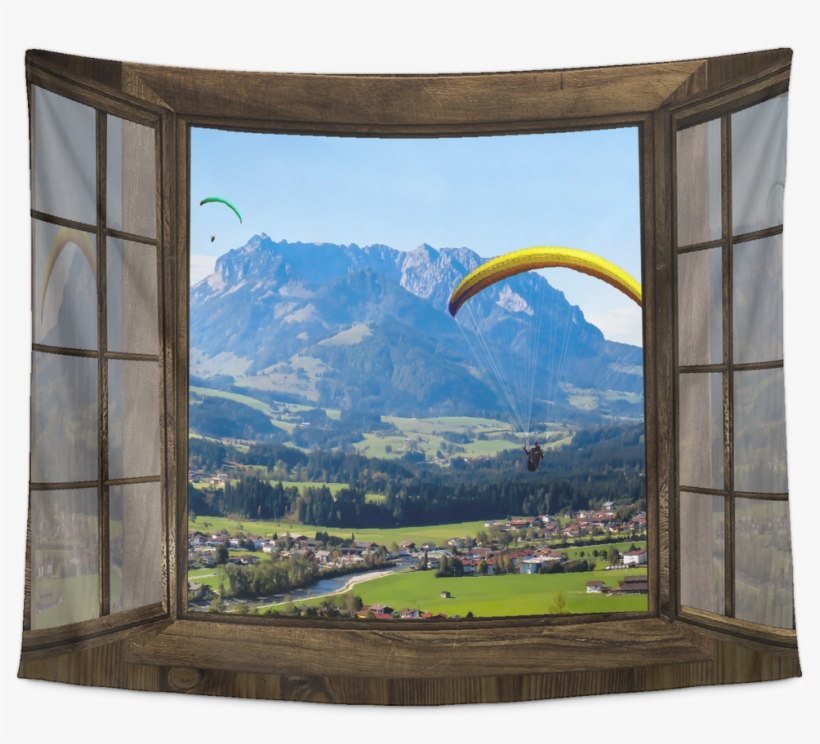 Paragliding Window Tapestry - Paragliding: A Journal [book], transparent png