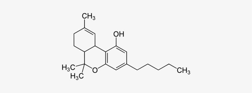 Thc - Thc Chemical Structure, transparent png