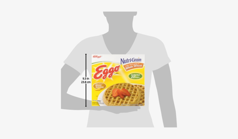 Kelloggs Eggo Nutrigrain Whole Wheat Waffle, transparent png