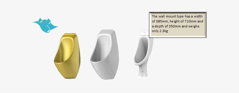 The Hydrophilic Coating Technology Is Applied To Save - Urinal, transparent png