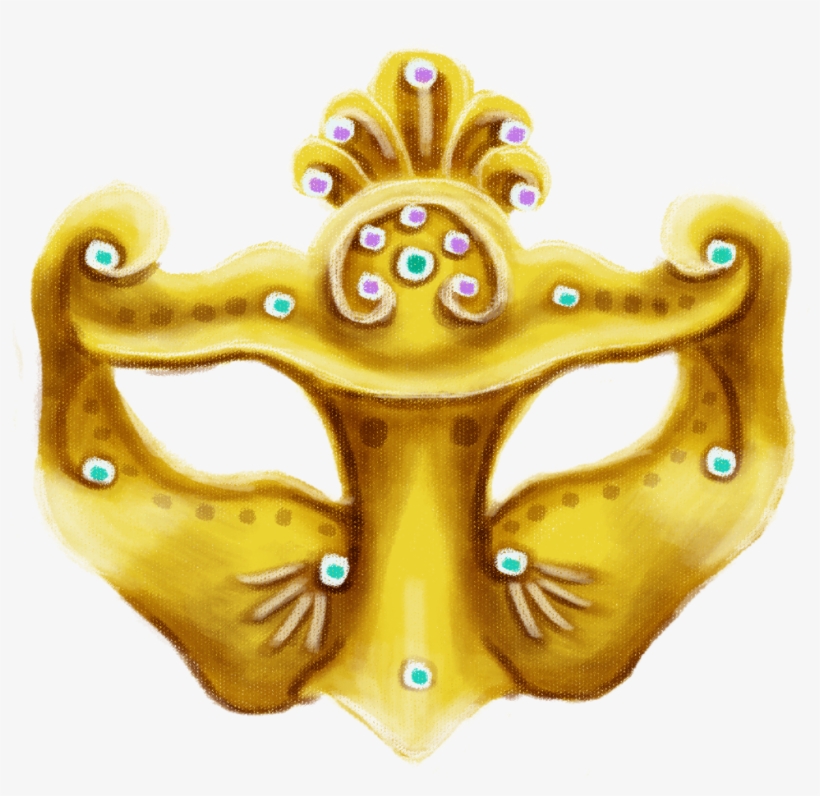 Gold Masquerade Png Download - Gold, transparent png