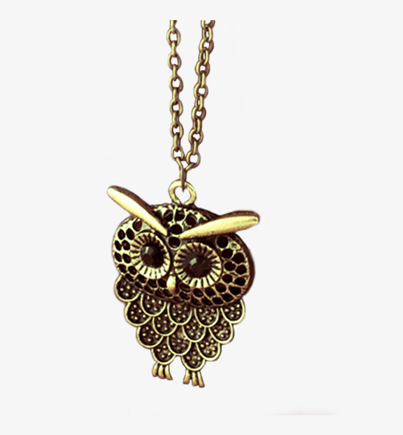 Usd 2 Baby Owl Pendant - 1pc Fashion Women's Personalized Owl Crystal Necklace, transparent png