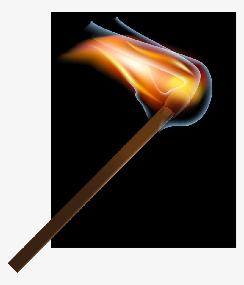Burning Match [recovered] - Flame, transparent png