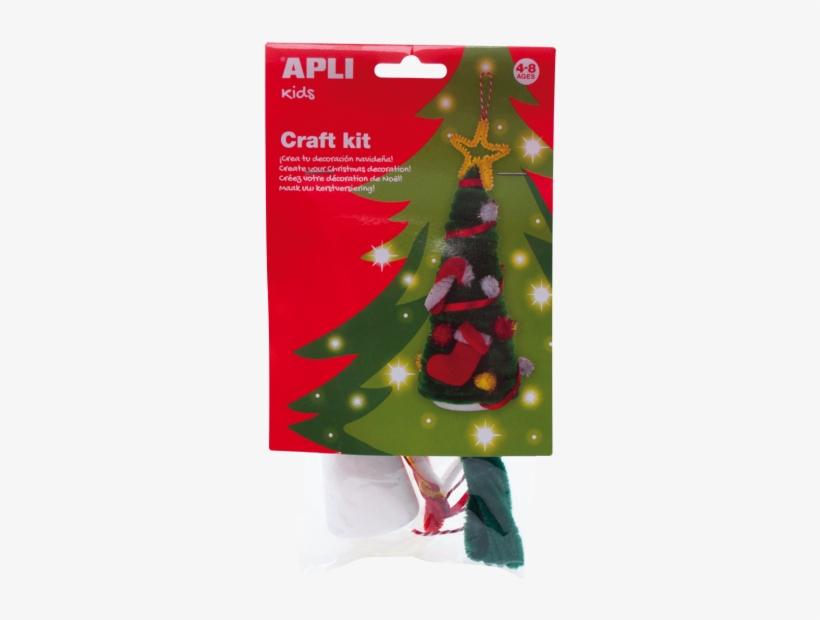 Kit Decoración Navideña "arbol Navidad " Apli - Apli Apli13937 Christmas Tree Craft Kit, transparent png