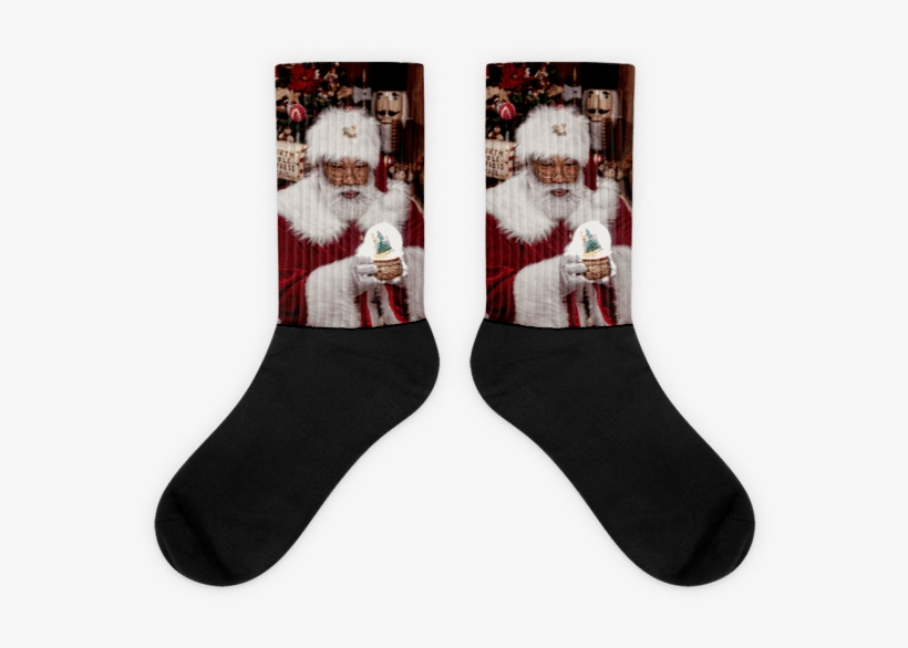 Santa Larry Christmas Globe Socks - The Joe Rogan Experience, transparent png