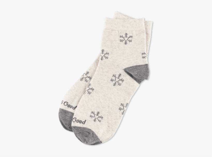 Women's Snowflake Anklet Socks - Anklet, transparent png