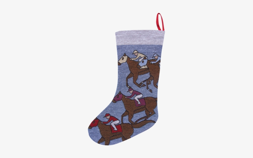 Blue Raceday Stocking - Stocking, transparent png