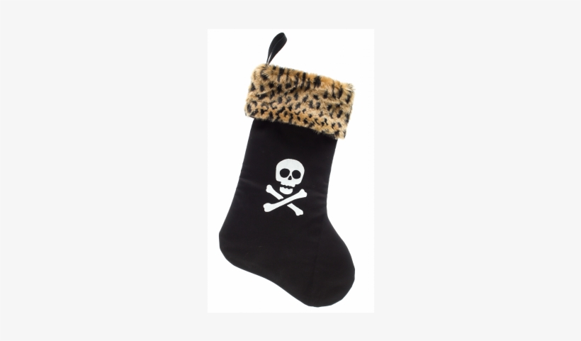 Skull & Bones Stocking - Skull, transparent png