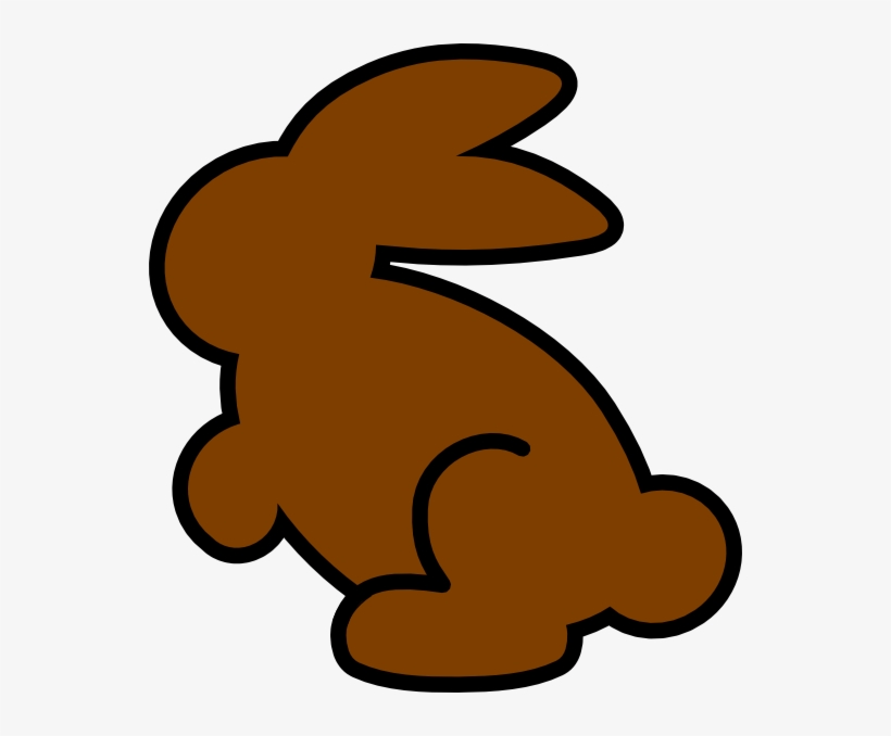 Dark Orange Bunny Clip Art - Rabbit Png Green, transparent png