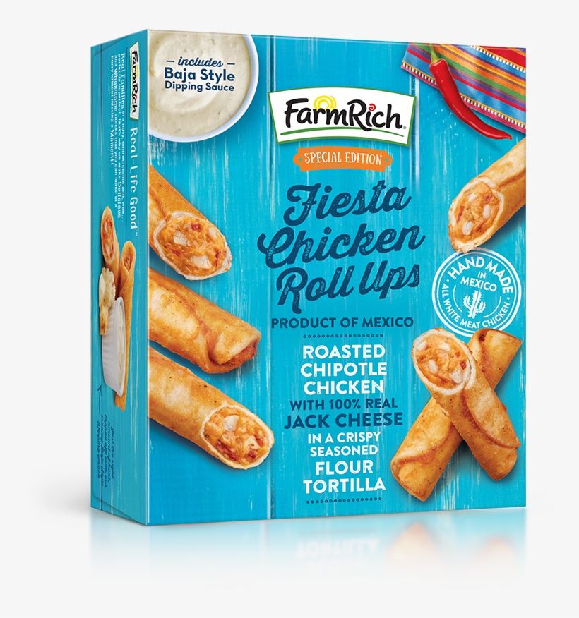 Cinnamon French Toast Sticks Fiesta Chicken Roll Ups - Farm Rich Breaded Jalapeno Peppers, Filled With Cream, transparent png
