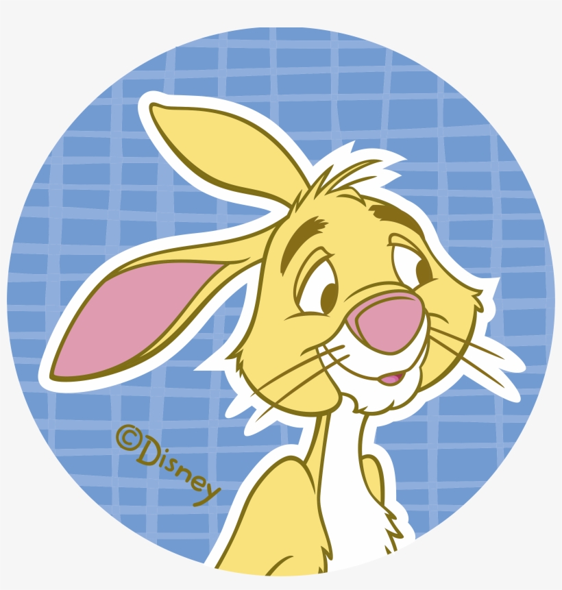 Disney's Rabbit Logo Png Transparent - Rabbit From Winnie The Pooh, transparent png