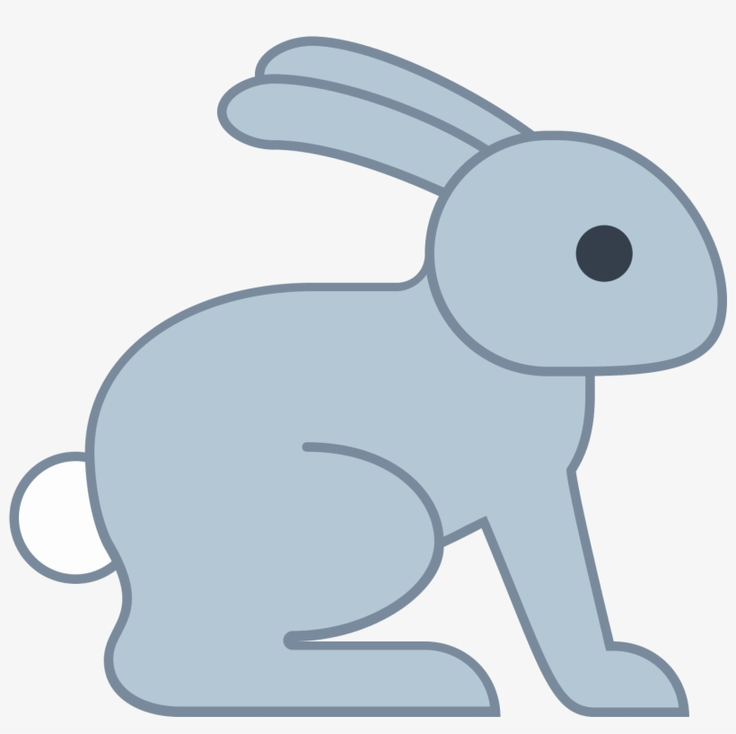 Png 50 Px - Rabbit Icon Png Flat, transparent png