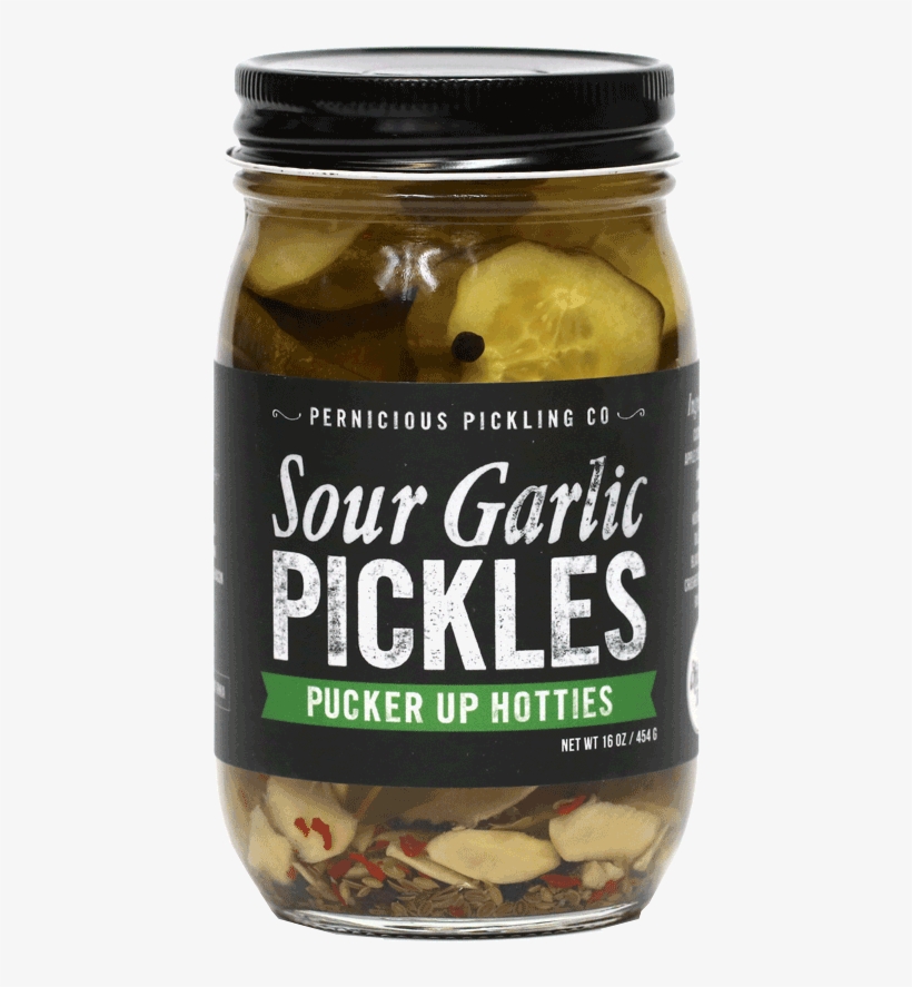 One 4oz Bottle Makes 1 Pint Of Pickles Tasting Suggestions - Pernicious Pickling Co Pernicious Pickling - Sour Garlic, transparent png